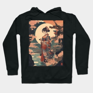 Japanese moon princess Hoodie